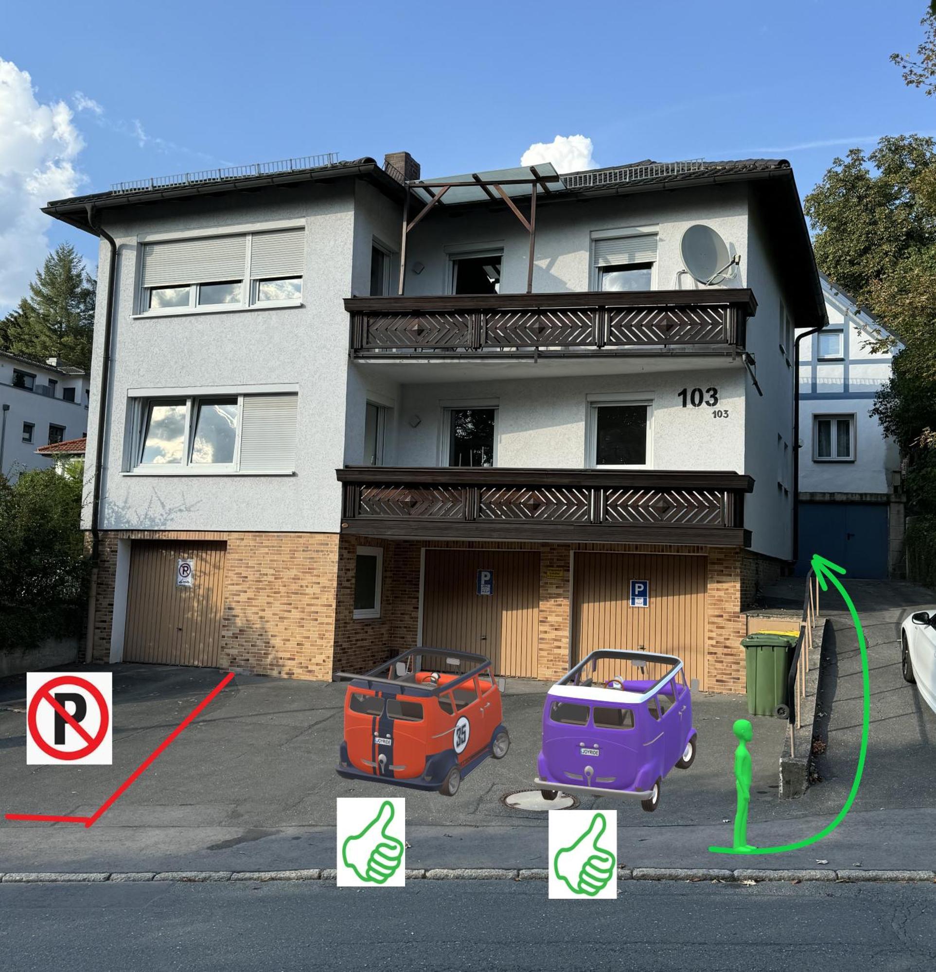 Ferienwohnung "Sorgenfrei" In Coburg ! - Im Eg Mit Privatparkplatz & Balkon Exterior foto